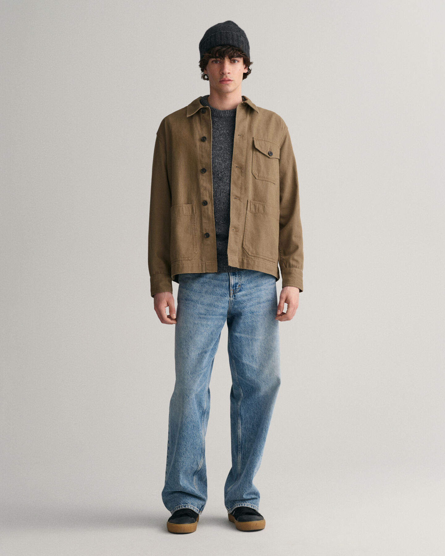 Surchemise en sergé brossé