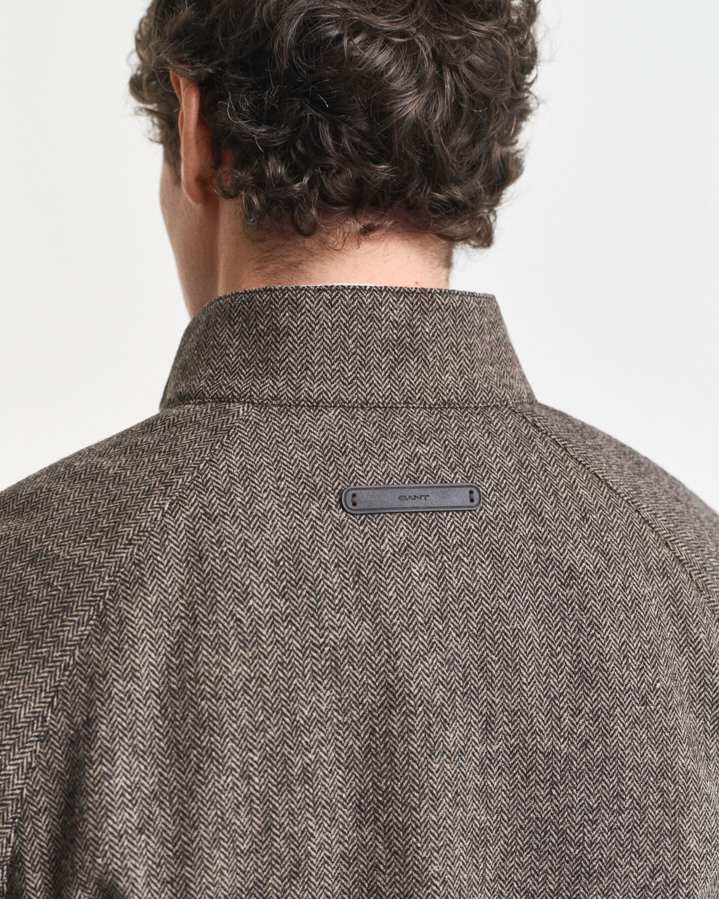 Veste Harrington en laine mélangée