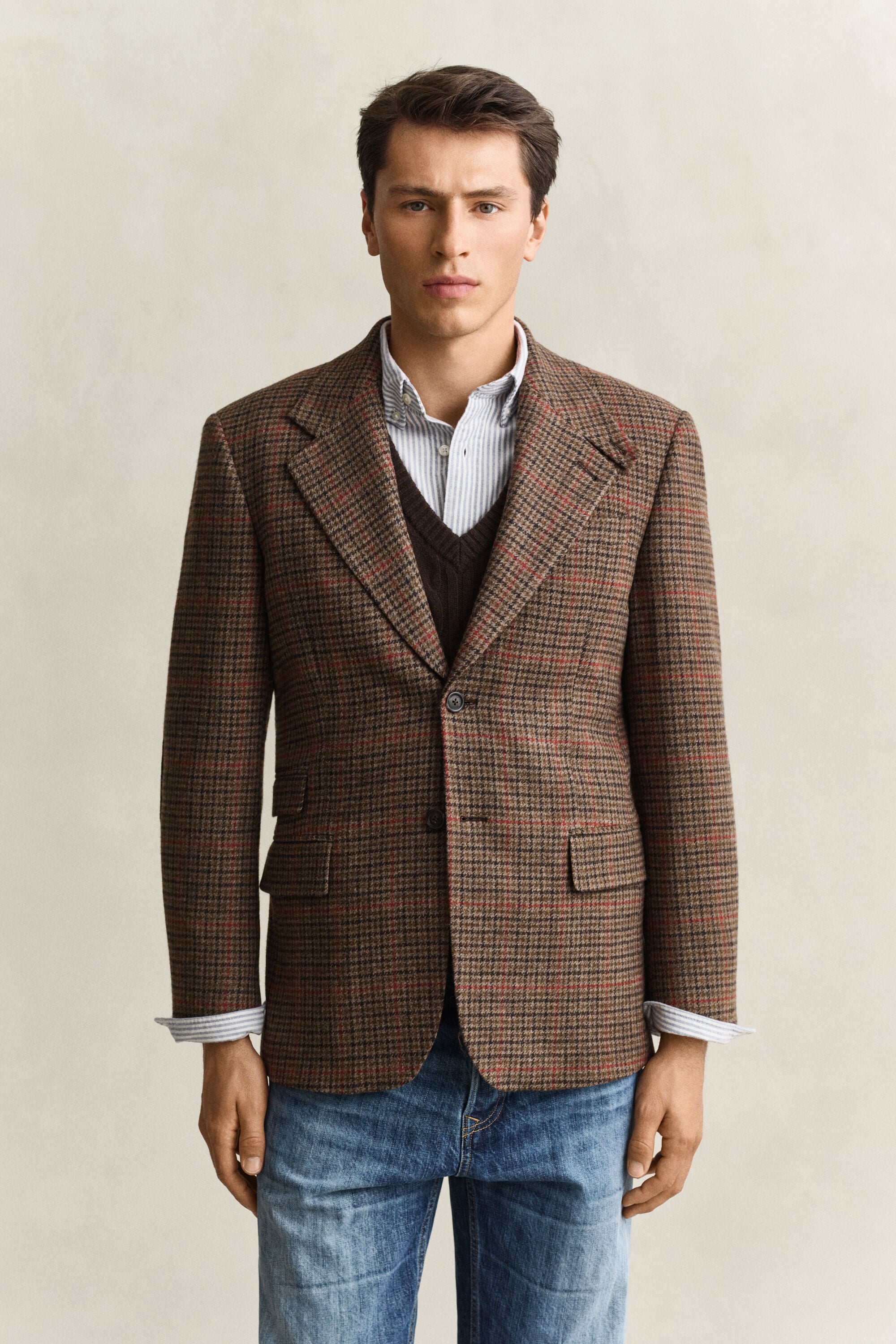 Veste sportive en tweed anglais