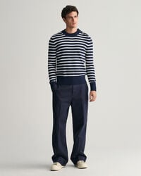 Pull ras du cou en coton Breton Striped Shiny