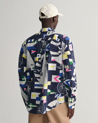 Chemise relaxed fit Sailing Print