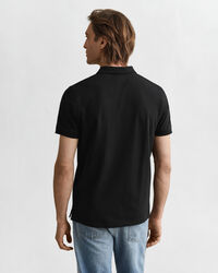 Polo en coton piqué contrastant