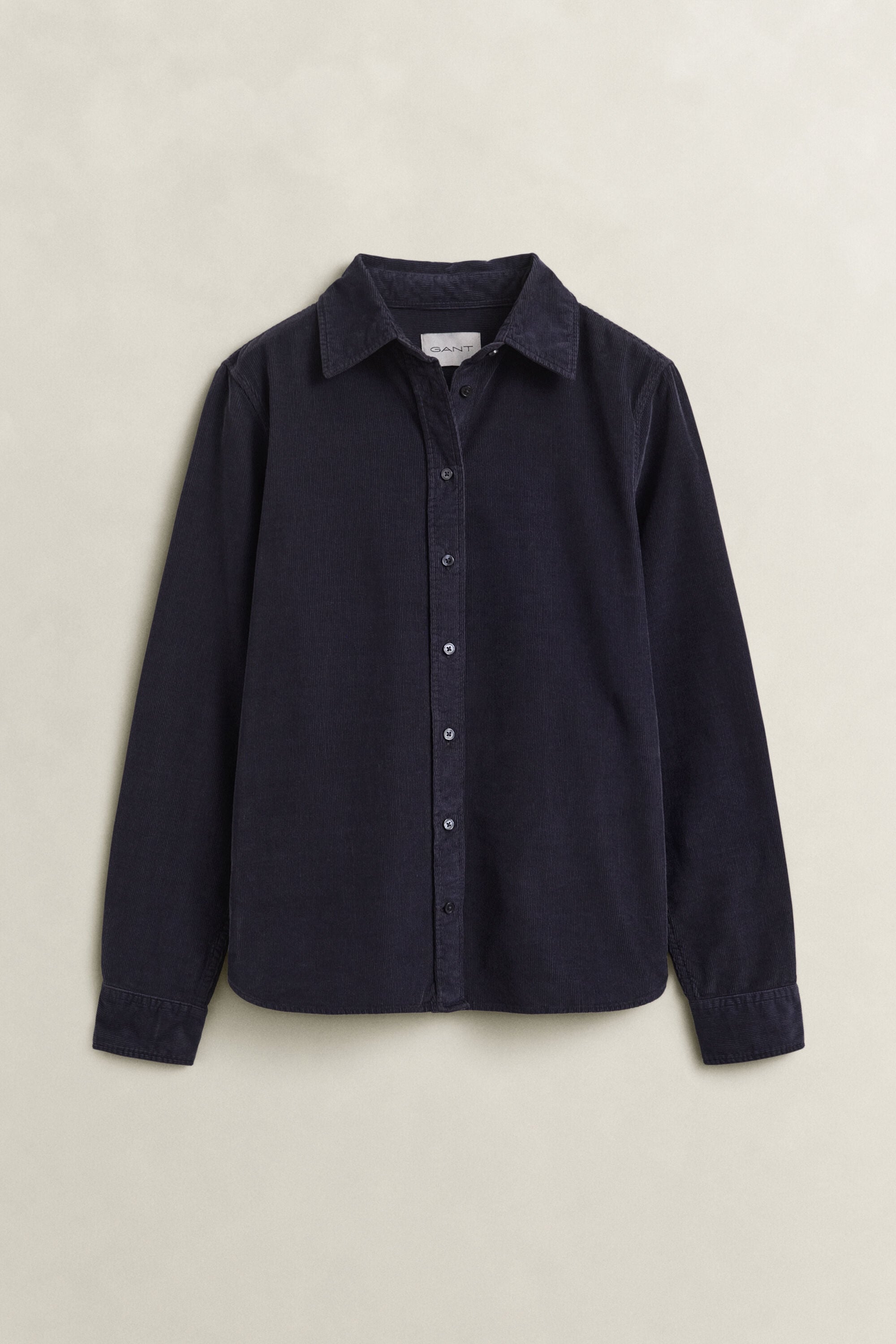 Chemise regular en velours côtelé
