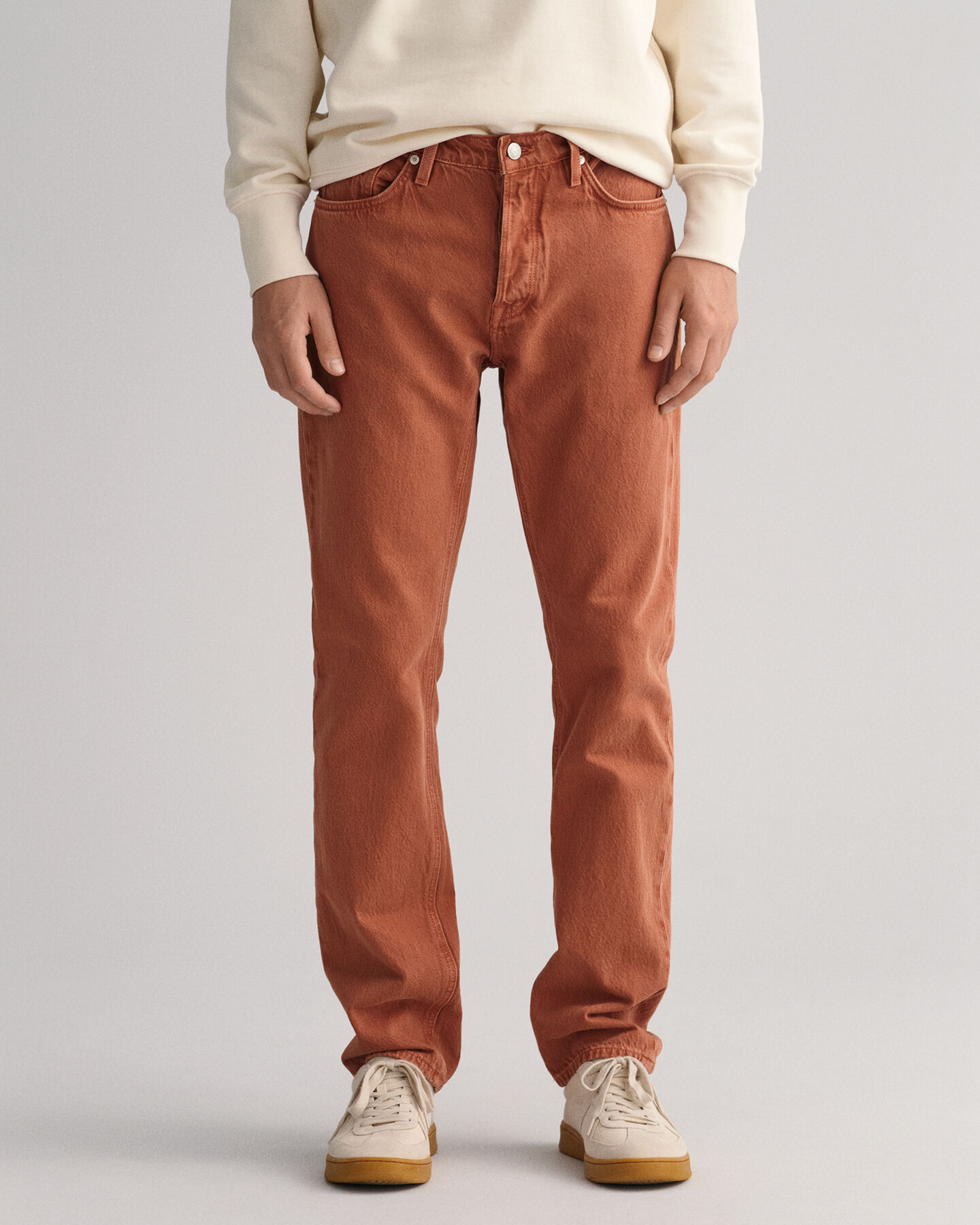 Jean color&eacute; regular fit Arley