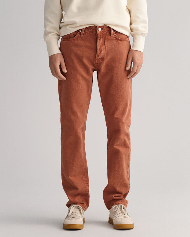 Jean color&eacute; regular fit Arley