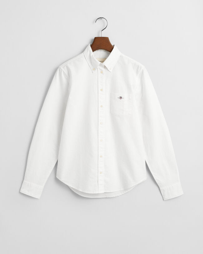 Chemise coupe regular en coton Oxford classique