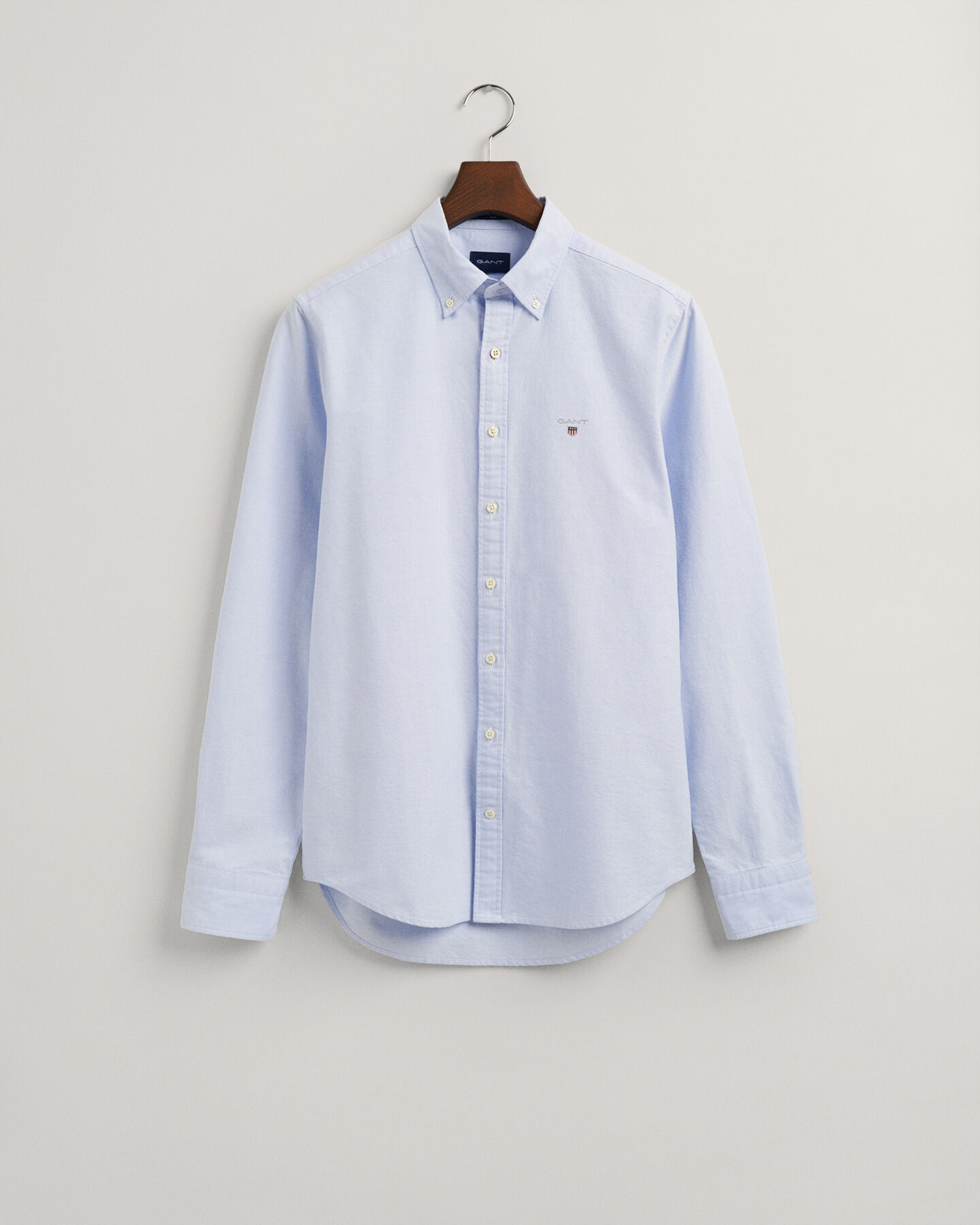 Chemise slim fit en coton Oxford