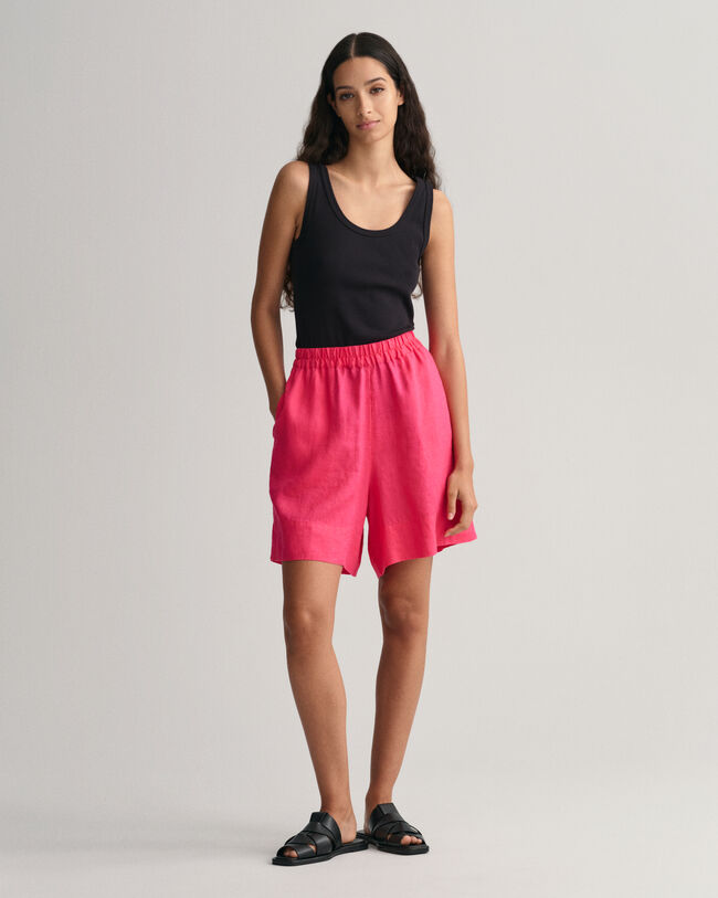 Short Pull-On en lin