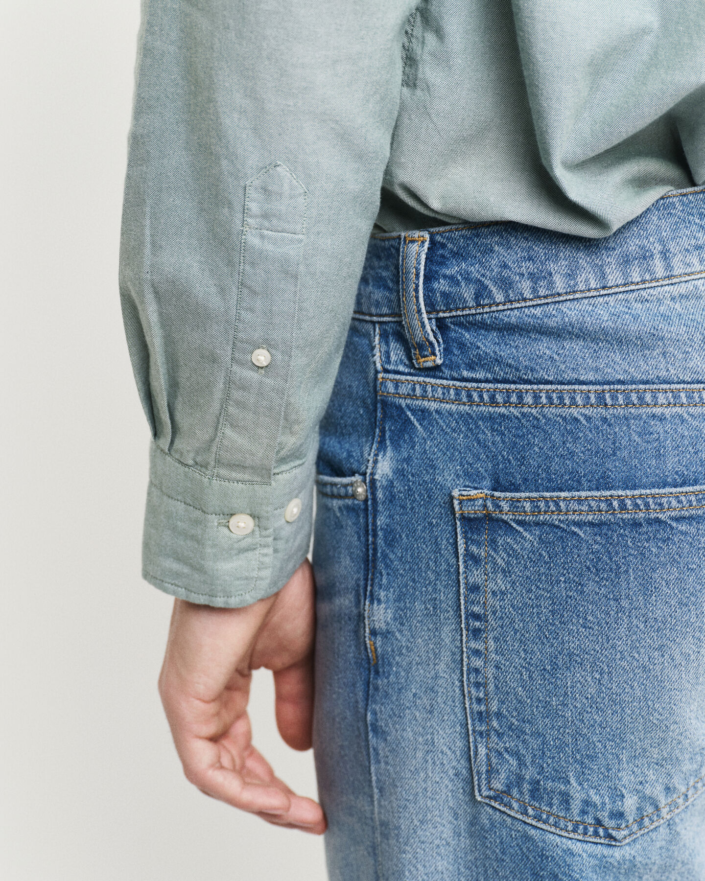 Chemise regular fit en coton Oxford Archive