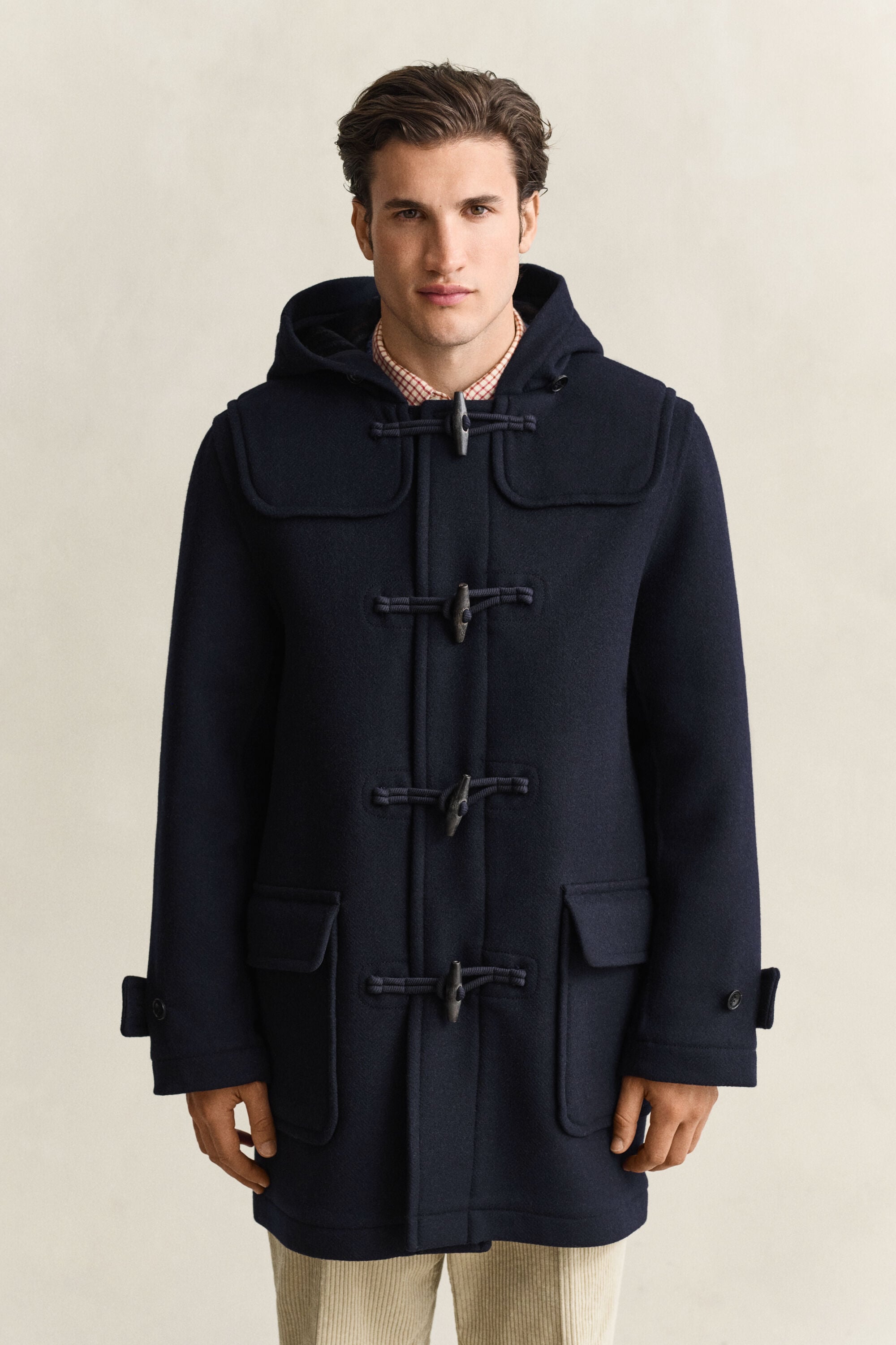 Veste duffle-coat en laine