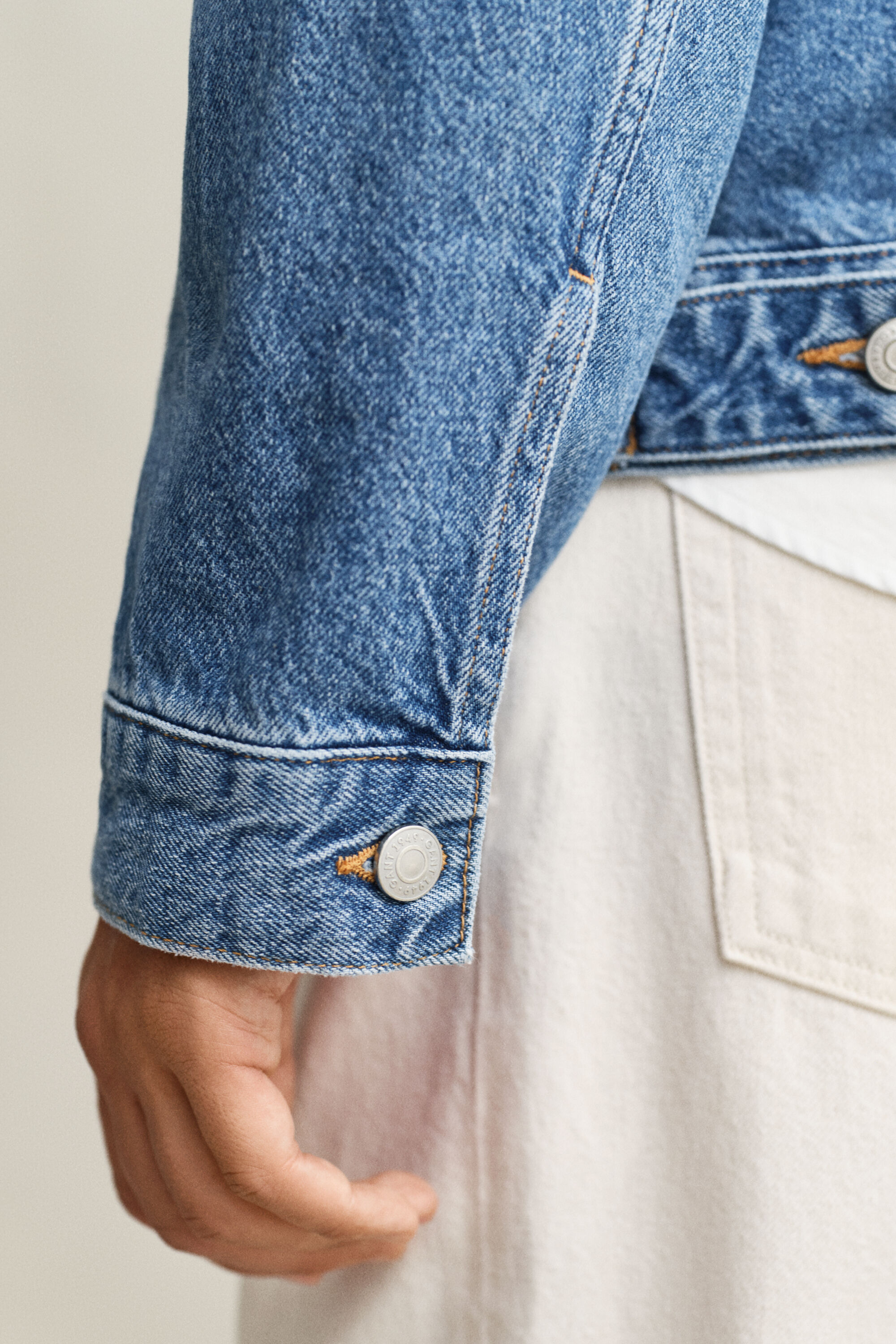 Veste trucker en denim