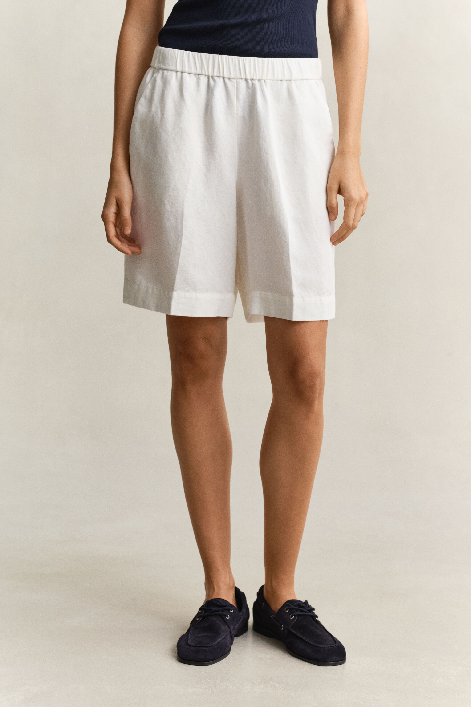 Short en lin mélangé
