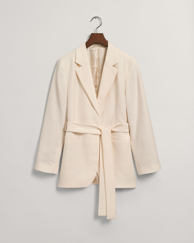 Veste blazer regular fit avec ceinture Fluid