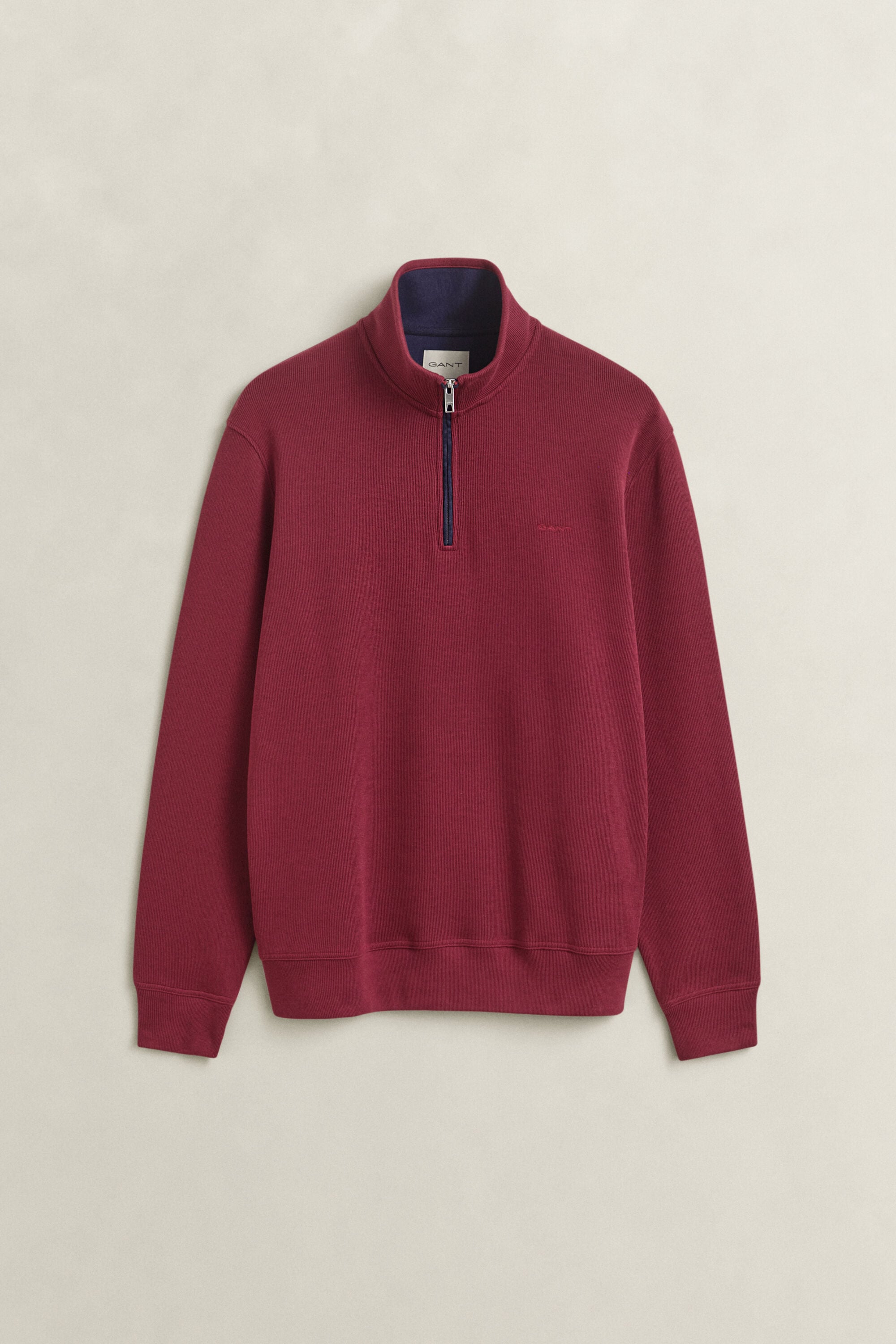 Sweat-shirt à demi-zip Sacker Rib