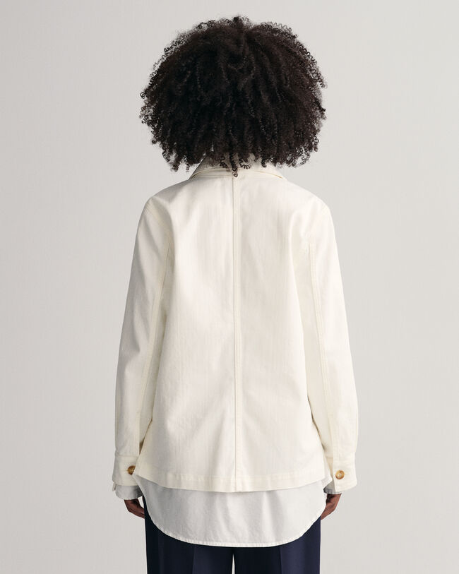 Veste-chemise en sergé