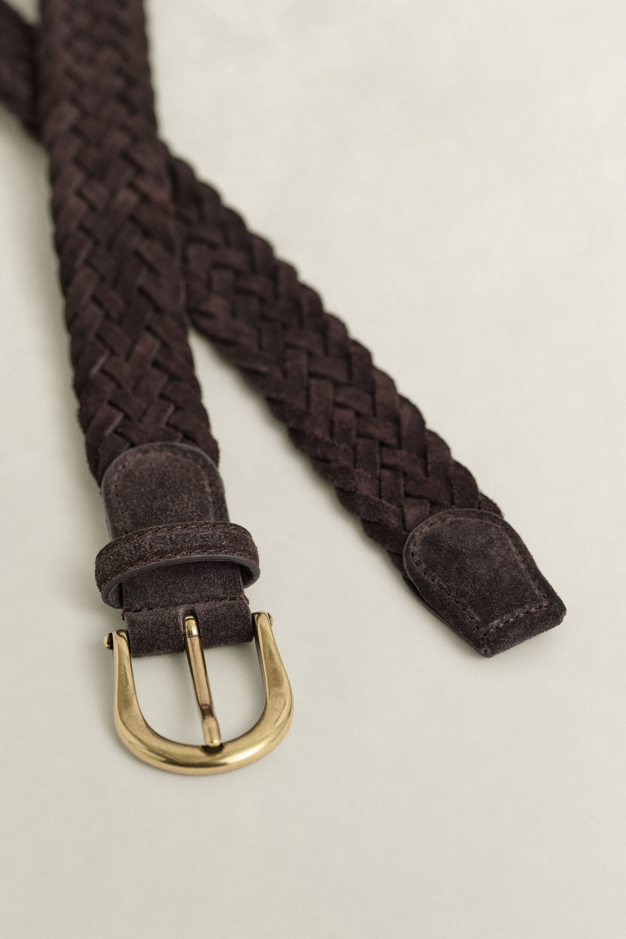 Ceinture en daim tressé