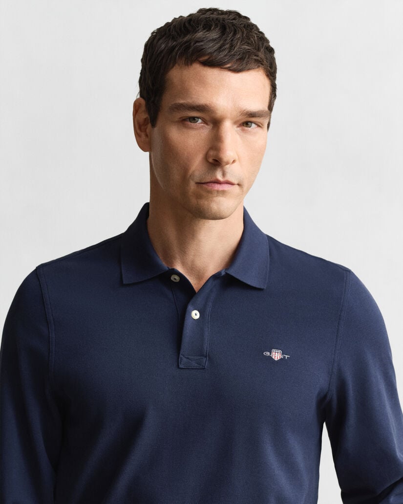 Polo Rugger en coton piqué Shield