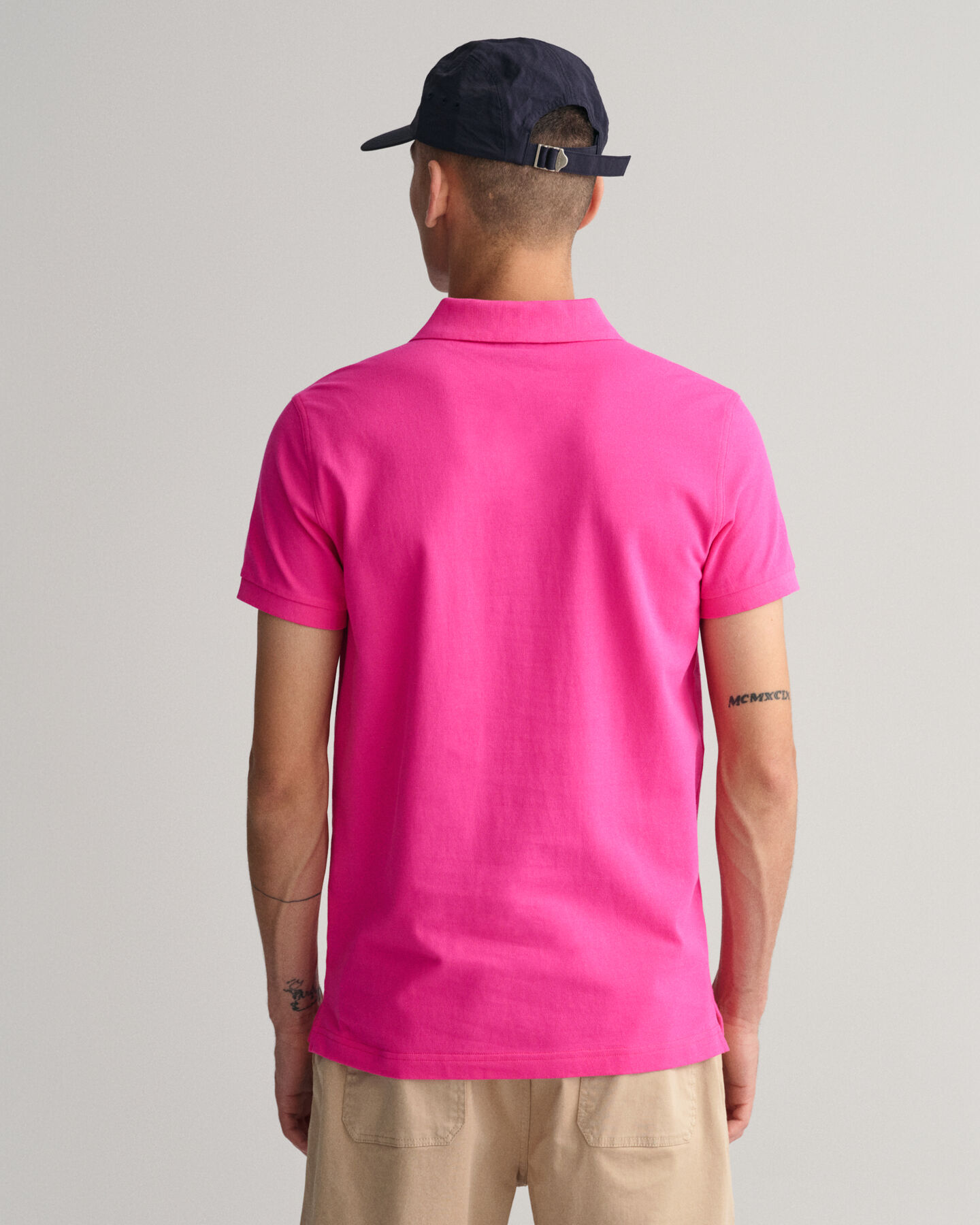 Polo slim fit en coton piqu&eacute; Original