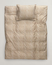 Housse de couette simple &agrave; motif cachemire classique