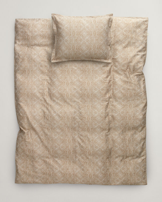 Housse de couette simple &agrave; motif cachemire classique