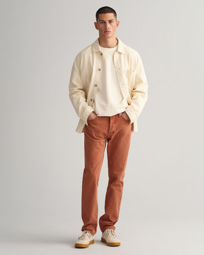 Jean color&eacute; regular fit Arley