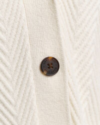 Cardigan col V &agrave; chevrons