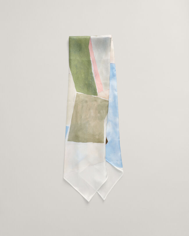 Long foulard en soie Art Print