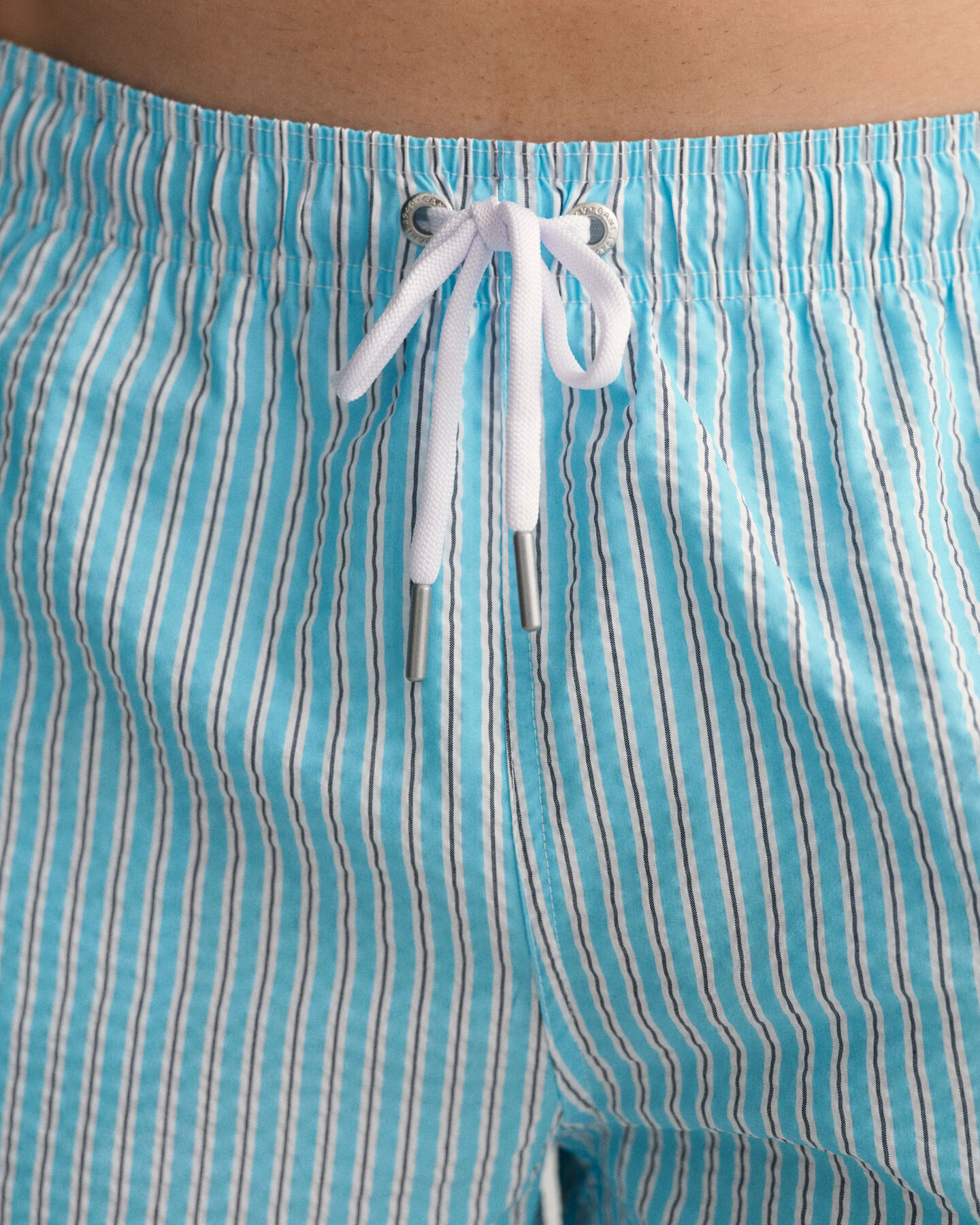 Short de bain classic fit en seersucker