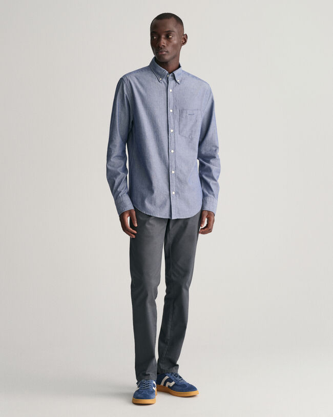 Chemise regular fit en coton Oxford Archive