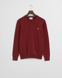 Pull col rond en coton classique
