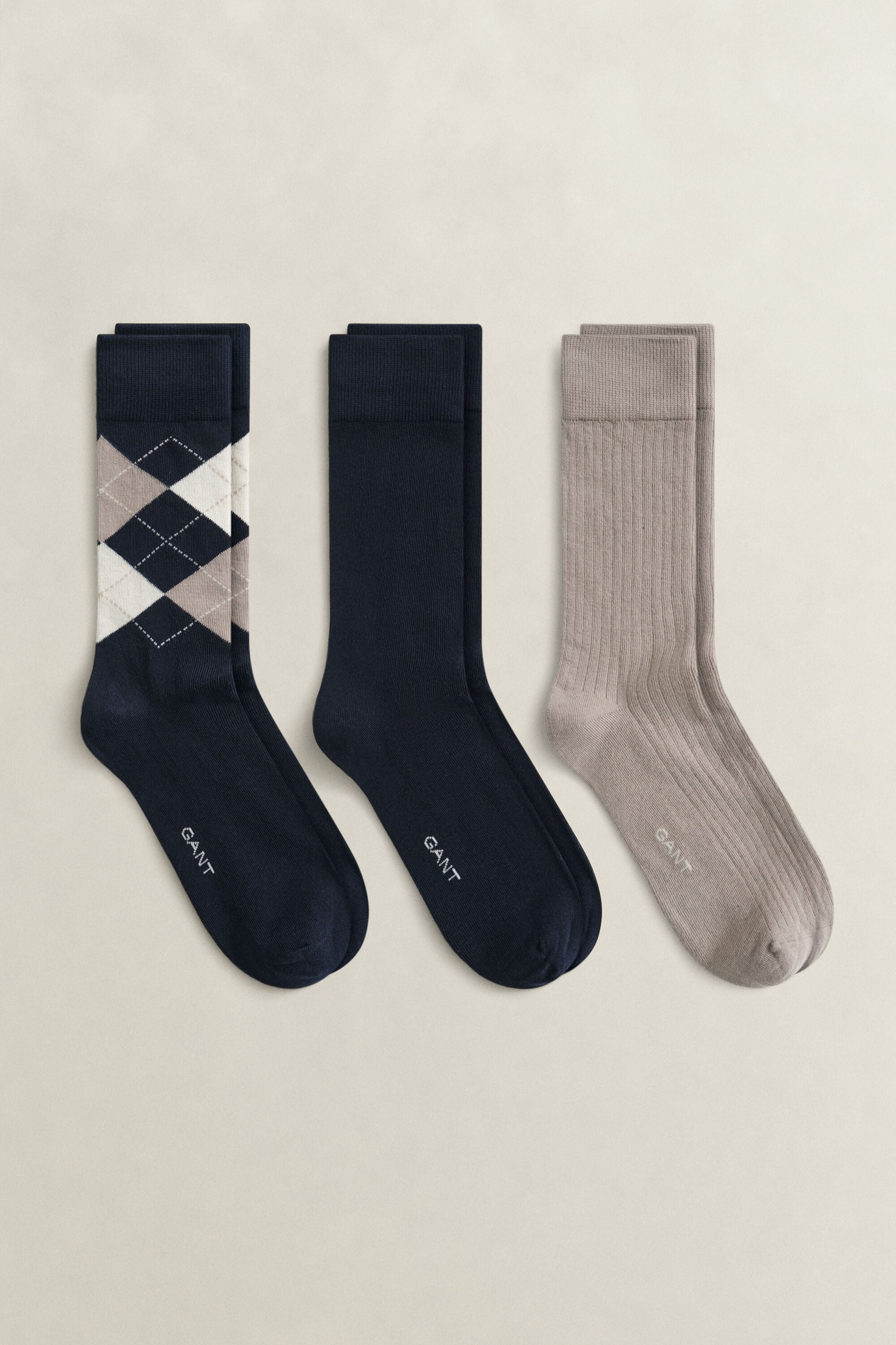 Lot de 3 paires de chaussettes Argyle