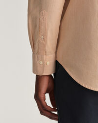 Chemise regular fit en popeline de coton à rayures banquier