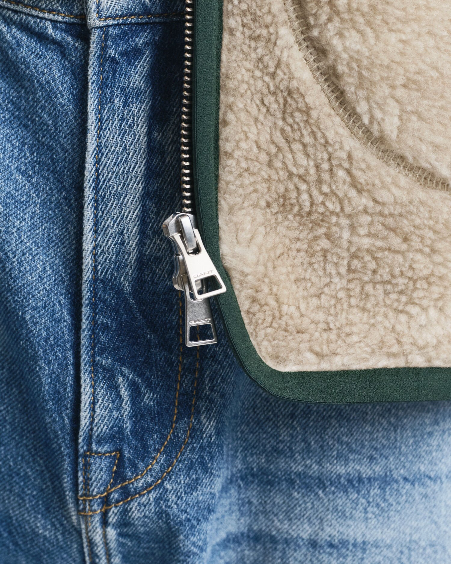 Polaire en laine mélangée