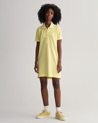 Robe-polo en coton piqu&eacute; Sunfaded