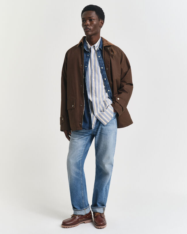 Veste cavalière cirée