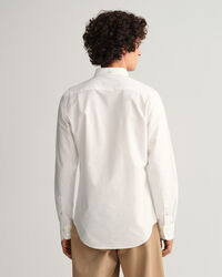 Chemise slim fit en coton Oxford