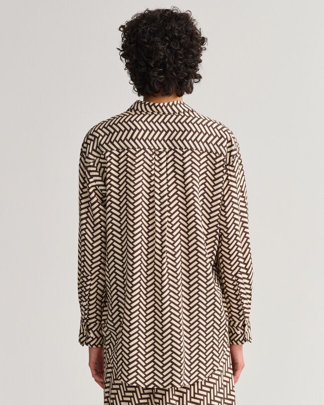 Chemise relaxed fit Geometric