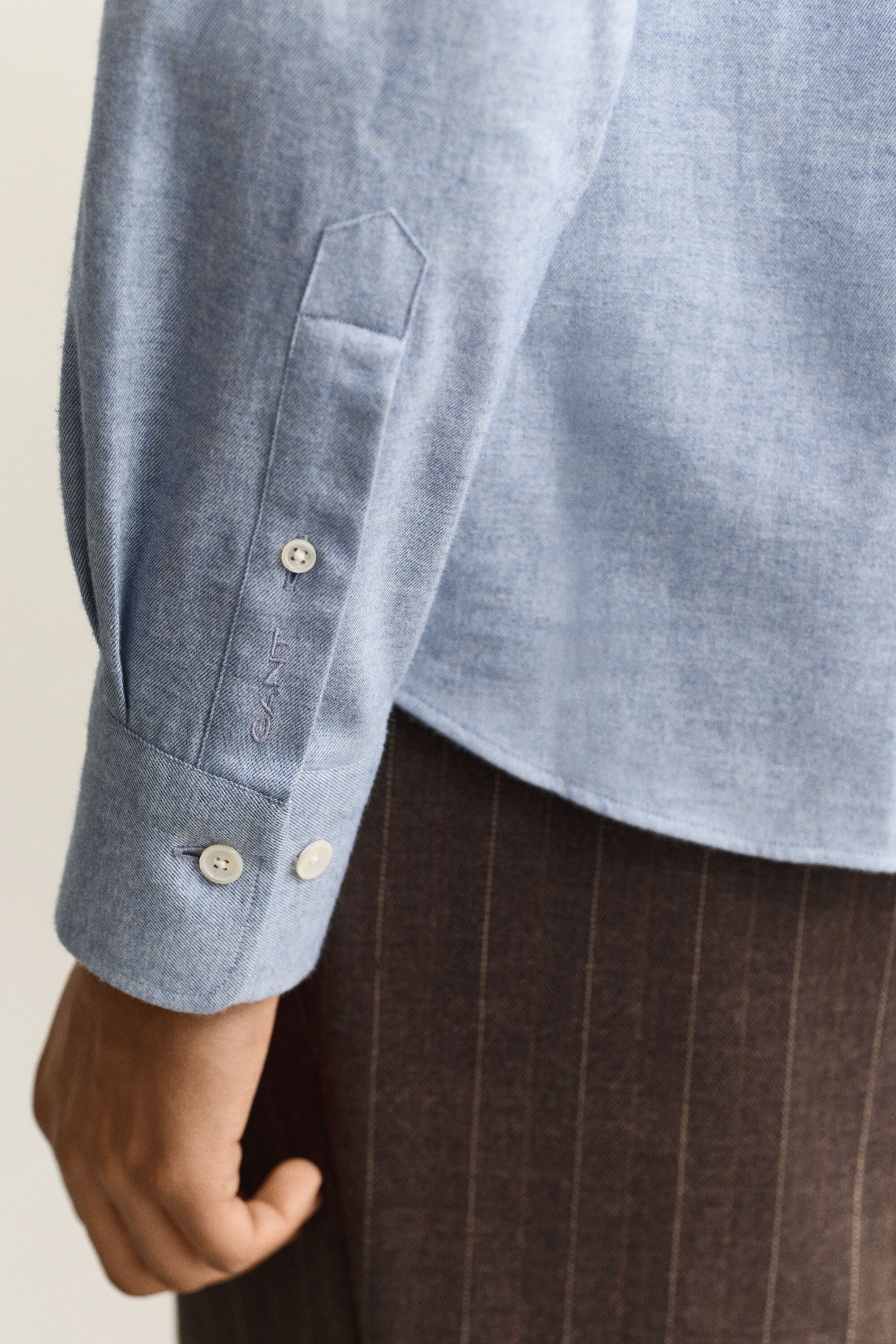 Chemise en flanelle chinée