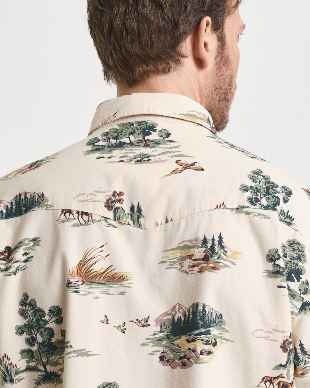 Chemise coupe décontractée à imprimé Rodeo