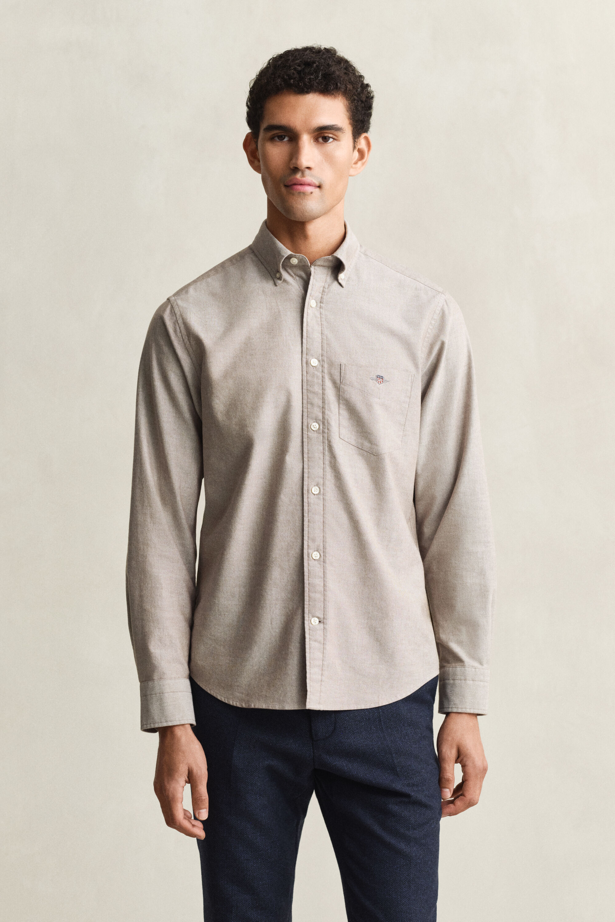 Chemise regular en coton Oxford classique