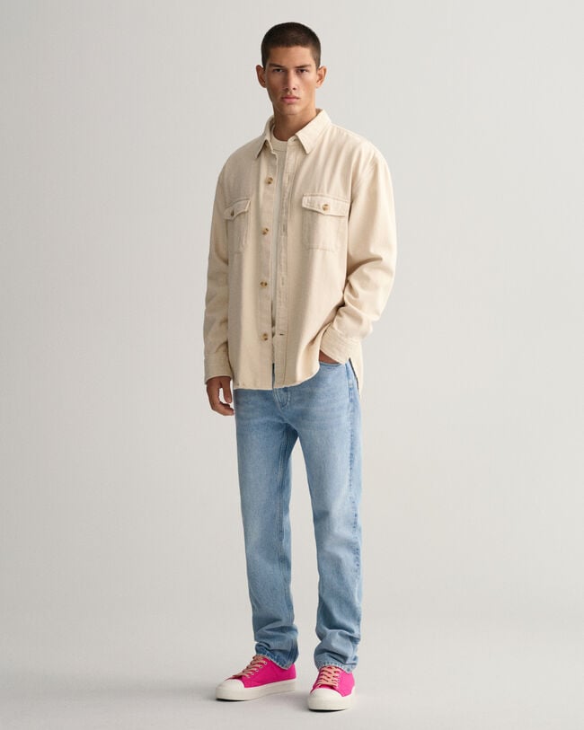 Pull ras du cou en coton Supima