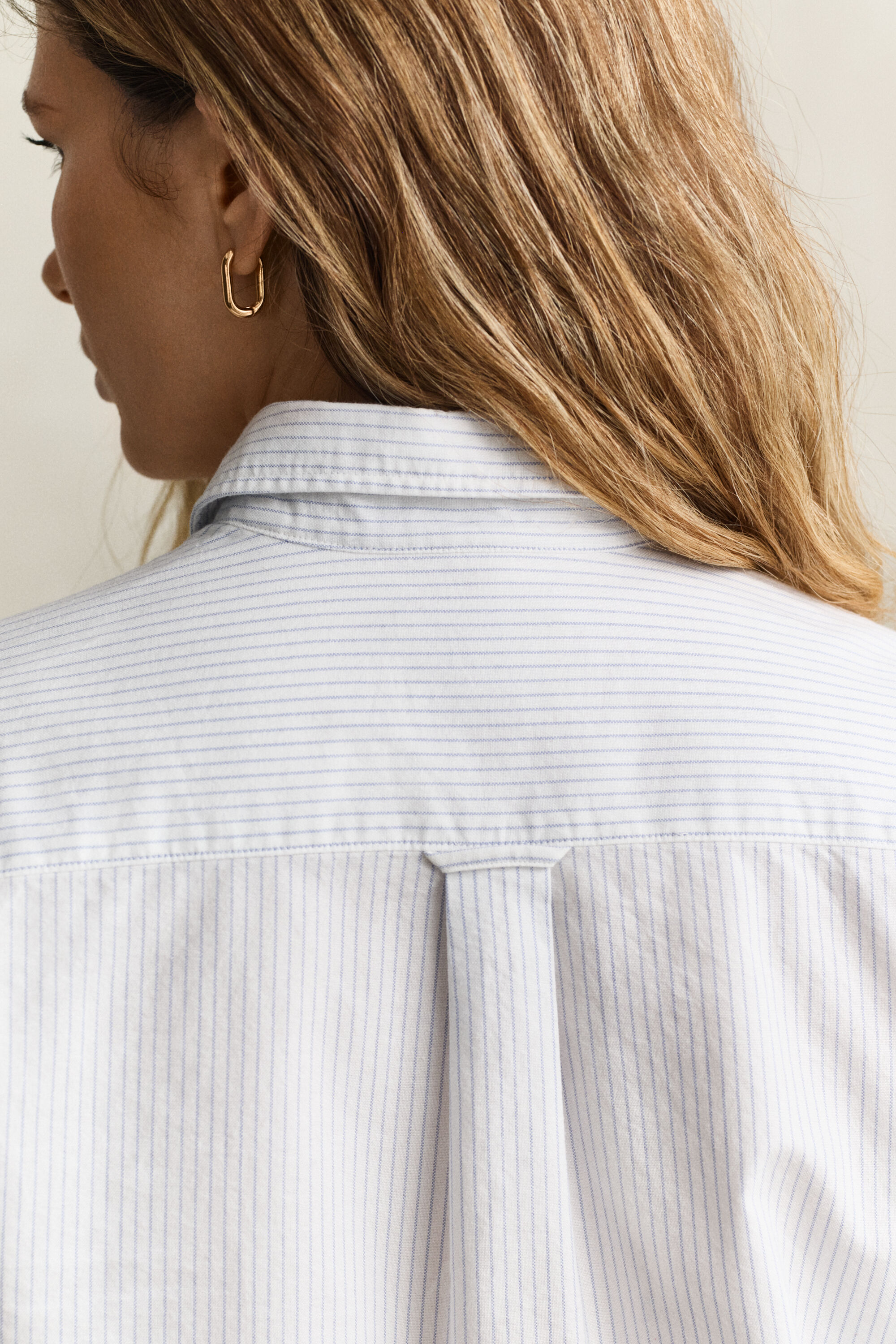 Chemise en coton Oxford à rayures Gant x Yale