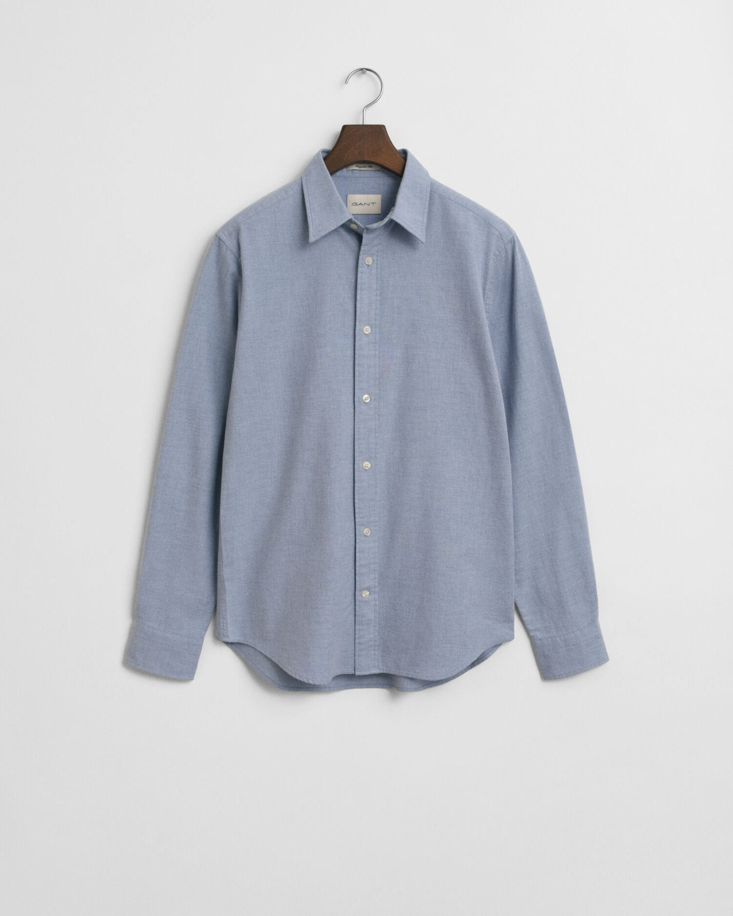 Chemise coupe regular en flanelle chinée