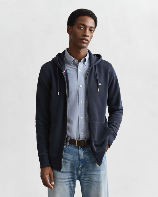 Sweat à capuche zippé Shield