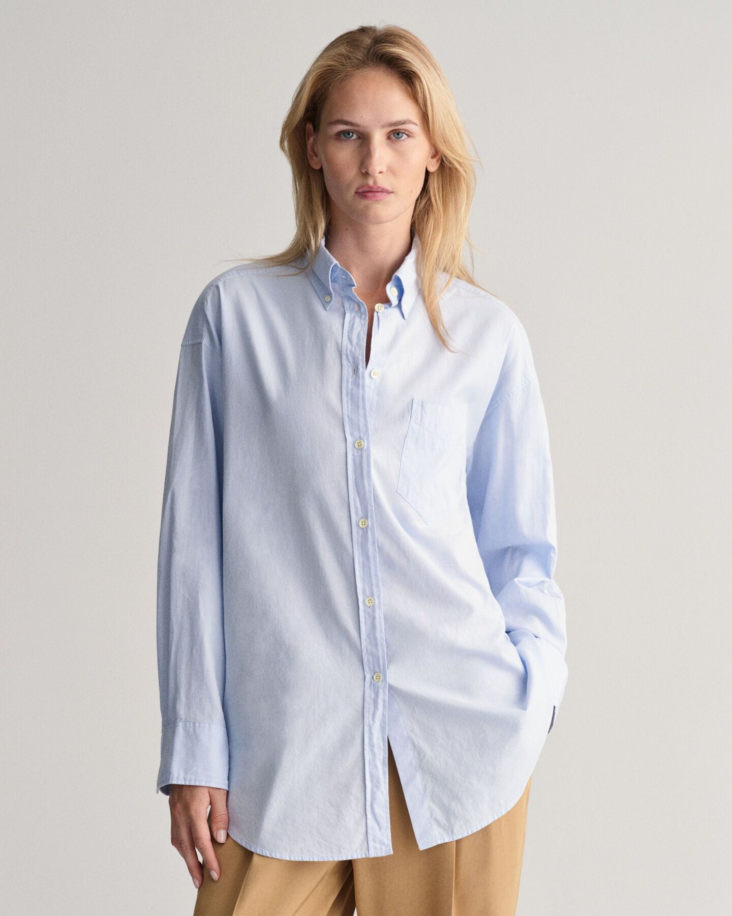 Chemise ultra-ample en coton Oxford Luxury