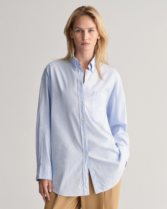 Chemise ultra-ample en coton Oxford Luxury