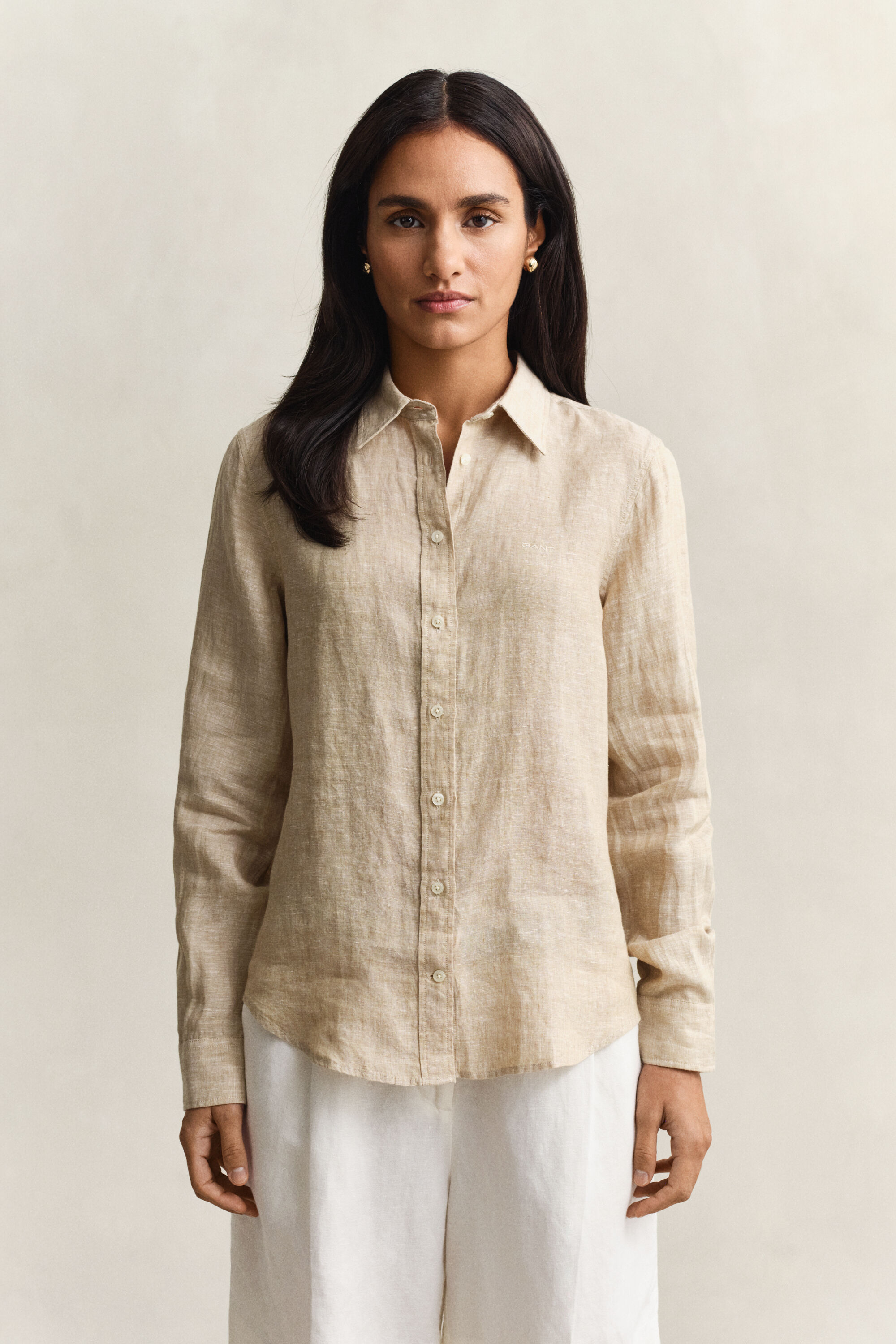 Chemise regular fit en lin