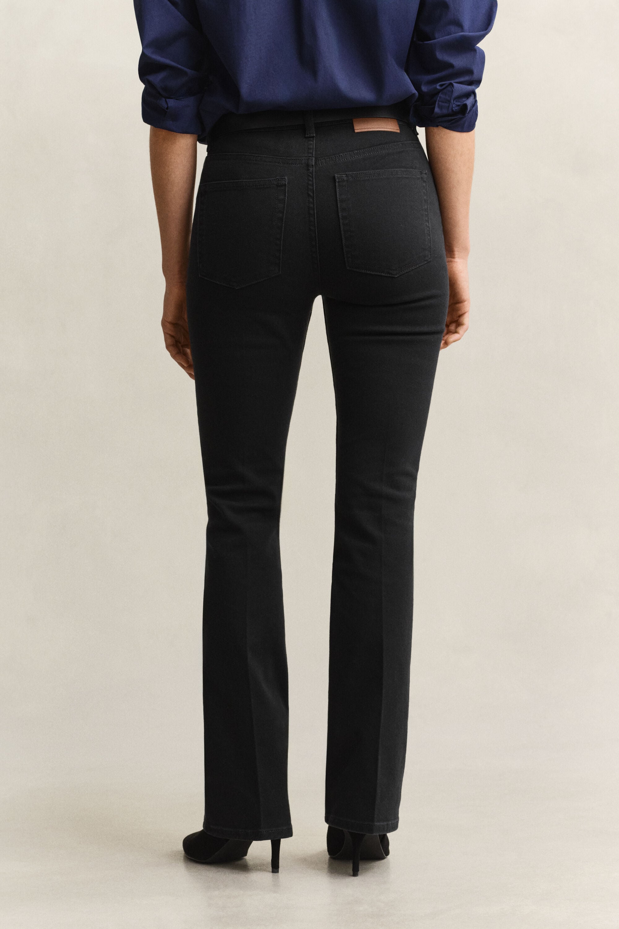 Jean stretch coupe slim évasé