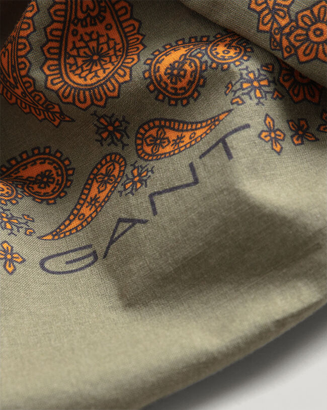 Foulard en coton &agrave; motif cachemire