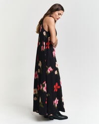 Robe dos nu à imprimé floral